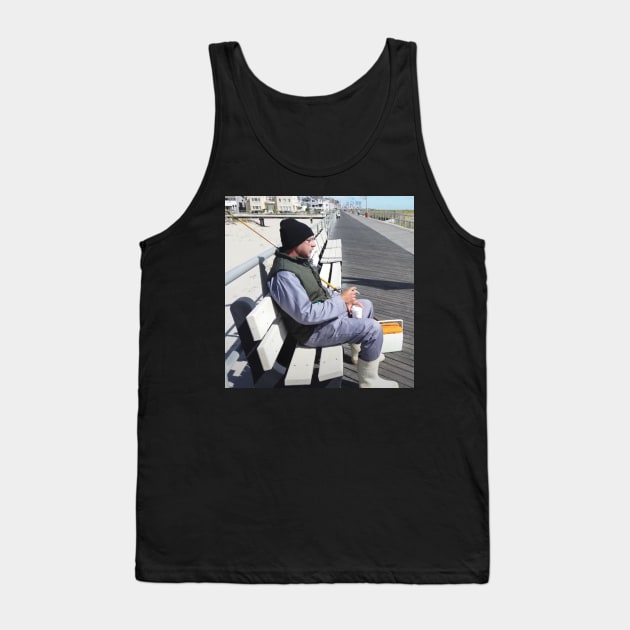 Bob on a Bench Tank Top by tocksickart